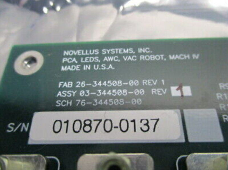 LAM 03-344508-00 PCA AWC VAC RBT WLEDS MACH IV